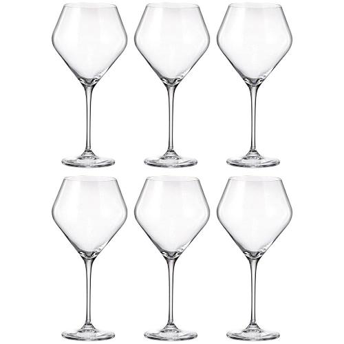 Conjunto de Taças para Vinho Bohemia Loxia 610ml - 6 Peças