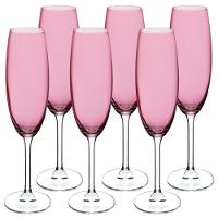 Conjunto de Taças para Champanhe Bohemia Gastro 220ml Violeta - 6 Peças - 1