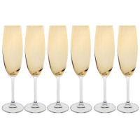 Conjunto de Taças para Champanhe Bohemia Gastro 220ml Âmbar - 6 Peças - 1