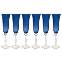 Conjunto de Taças para Champanhe Bohemia Angela 190 ml em Cristal Ecológico - 6 Peças - 1