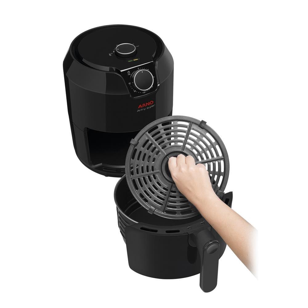 Fritadeira Elétrica Sem Óleo Air Fryer Arno Super BFRY 4,2 L – Preta - 9