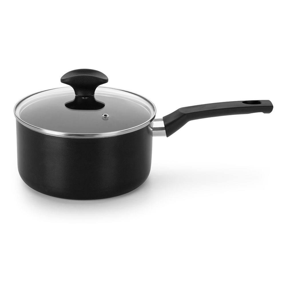 Panela Multiflon Induct+ Antiaderente Quartzo Preta - 18 cm - 1