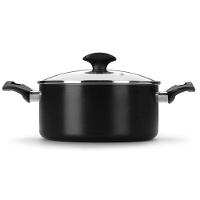 Caçarola Induct+ Multiflon com Antiaderente e Tampa de Vidro - 20cm - 2