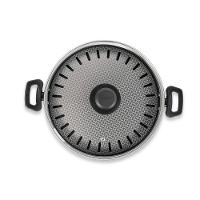 Caçarola Churrasqueira Multiflon Antiaderente com Tampa de Vidro - 28cm - 3