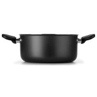 Caçarola Gourmet Multiflon com Tampa de Vidro e Antiaderente de Alumínio - 24cm - 5