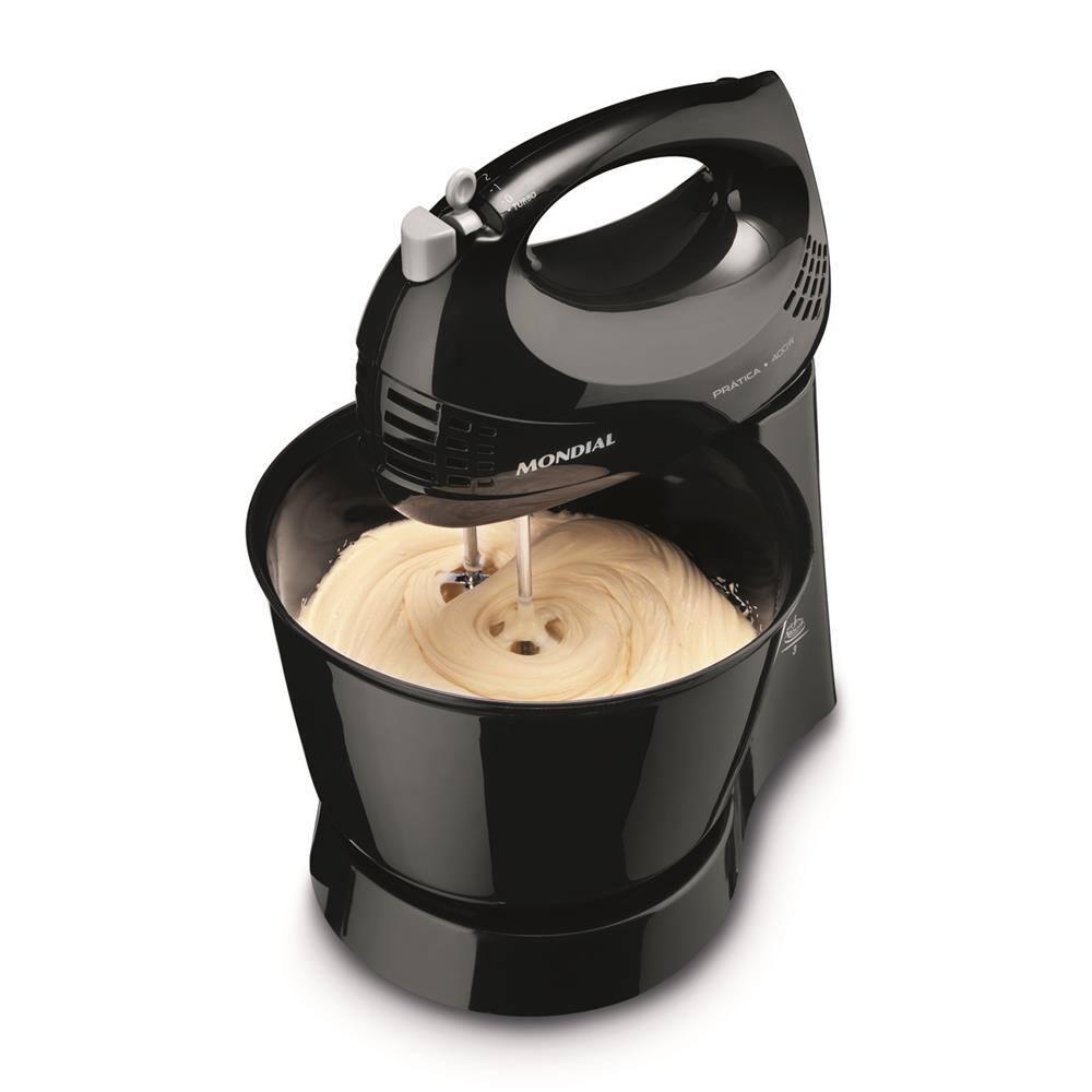 Conjunto Especial Mondial KT-105-B (Espremedor Premium + Batedeira Prática + Liquidificador Turbo Power) - Preto - 5