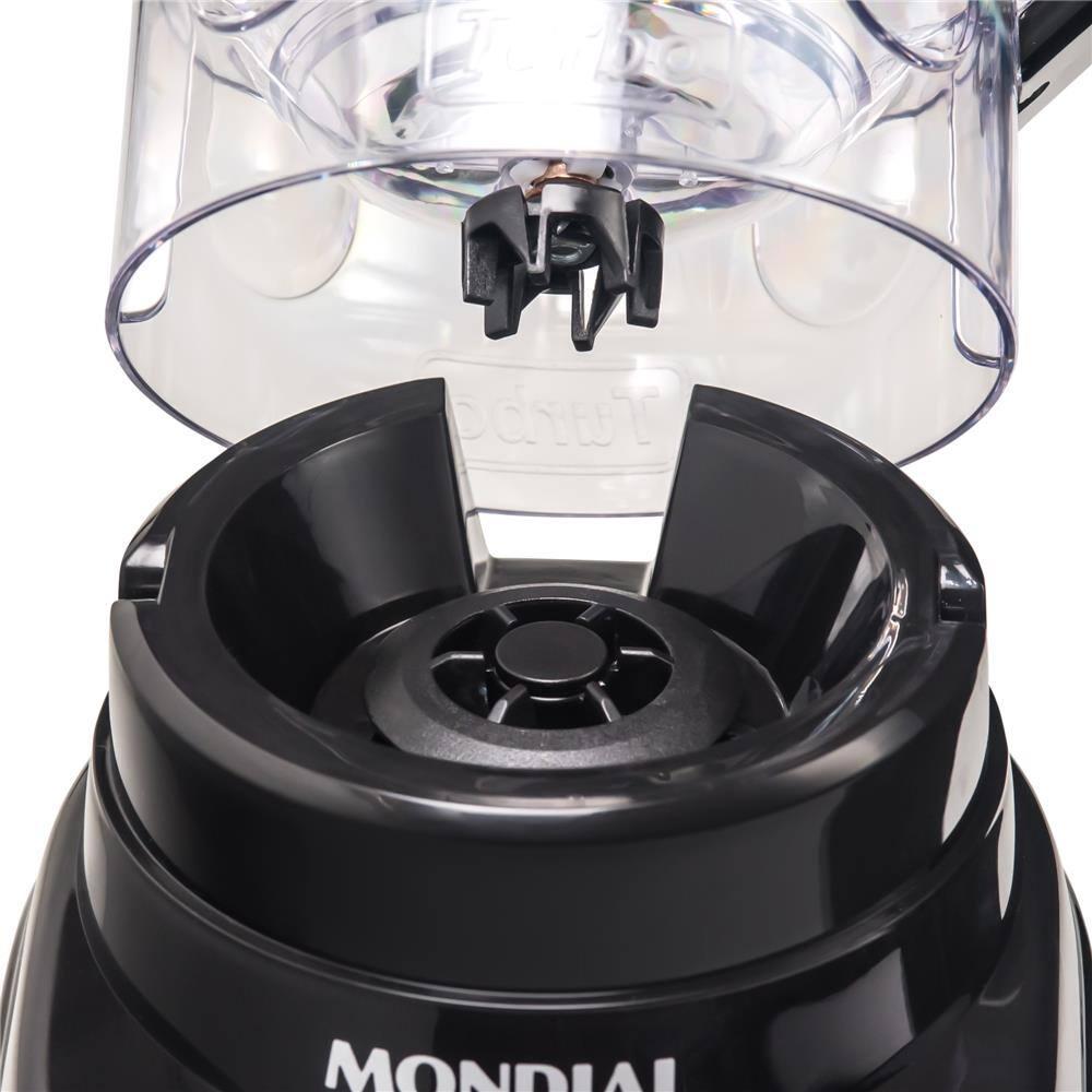 Conjunto Especial Mondial KT-105-B (Espremedor Premium + Batedeira Prática + Liquidificador Turbo Power) - Preto - 10