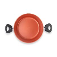 Caçarola Terracota Multiflon com Antiaderente de Alumínio - 22cm - 3