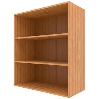 Armário Aéreo Bartira Cristal MDP 15mm com 2 Portas com Vidro e 2 Prateleiras - 80cm de largura