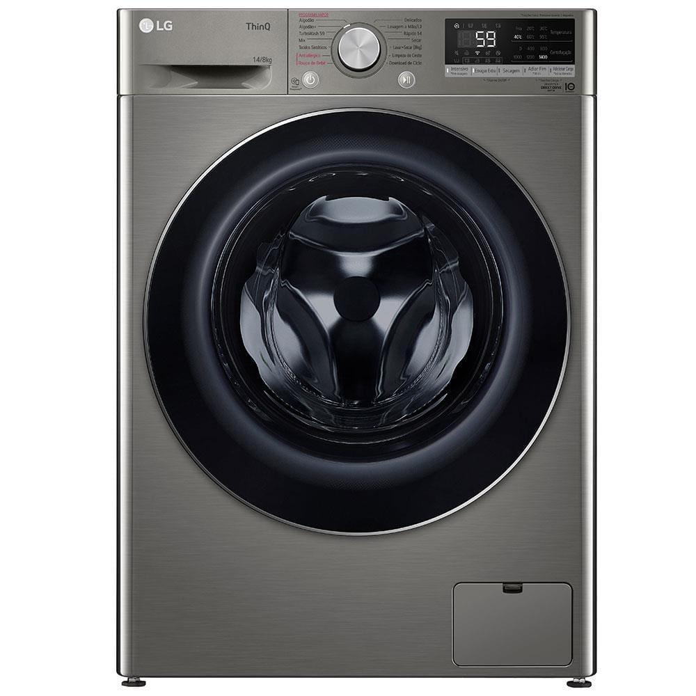 Lava e Seca LG 14Kg/8Kg Smart VC4 CV5014PC4 com Inteligência Artificial AI DD™ - Inox - 1