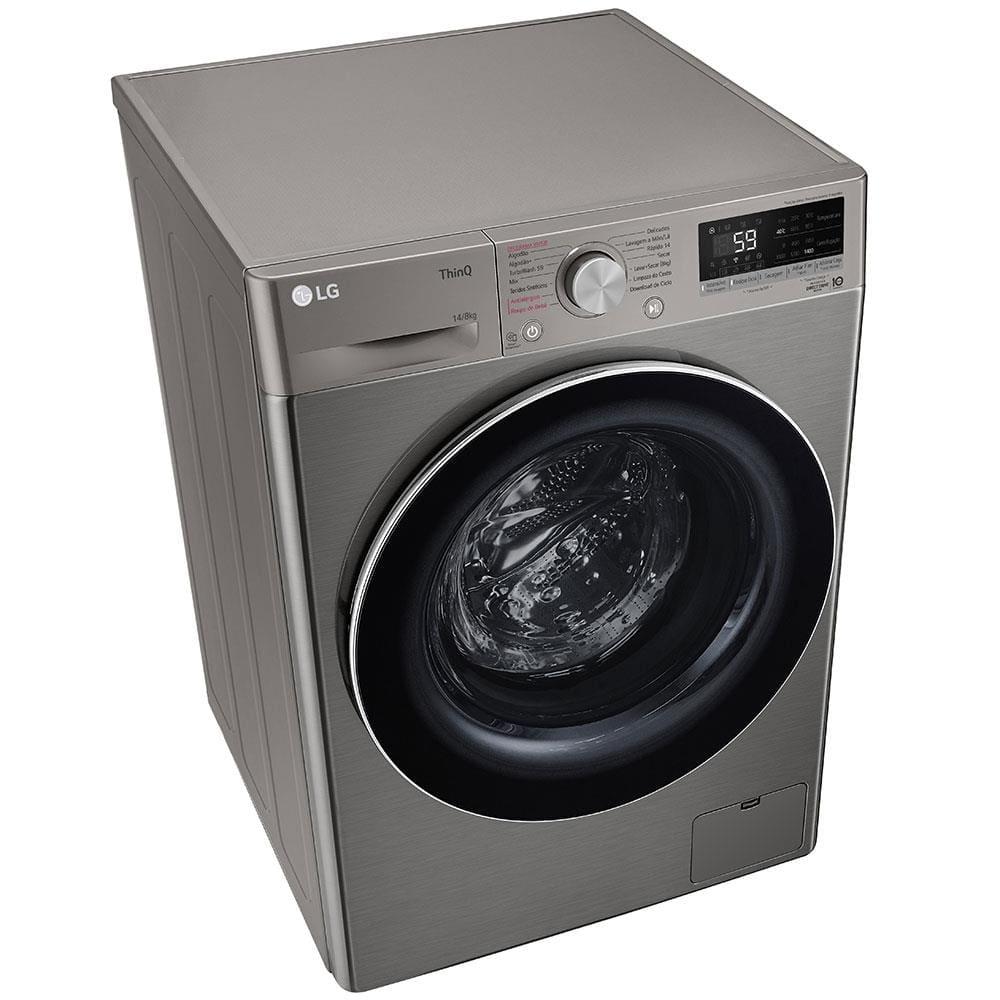 Lava e Seca LG 14Kg/8Kg Smart VC4 CV5014PC4 com Inteligência Artificial AI DD™ - Inox - 11