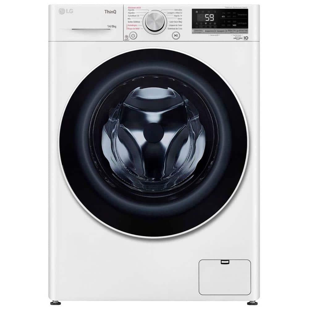 Lava e Seca LG 14Kg/8Kg Smart VC4 com Inteligência Artificial AI DD™ CV5014WC4 - Branca - 1