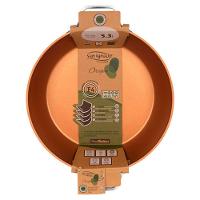 Caçarola Baixa Bergner Origen em Alumínio Forjado com Revestimento Antiaderente F4 e Base de Indução System Plus Dourada – 32 cm - 2