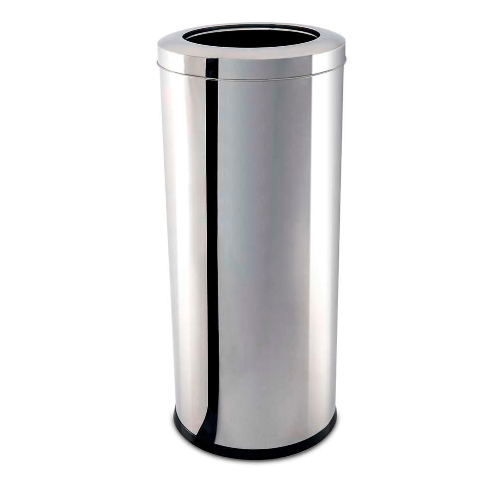 Lixeira Brinox com Aro 3033/210 em Aço Inox – 47 L - 1