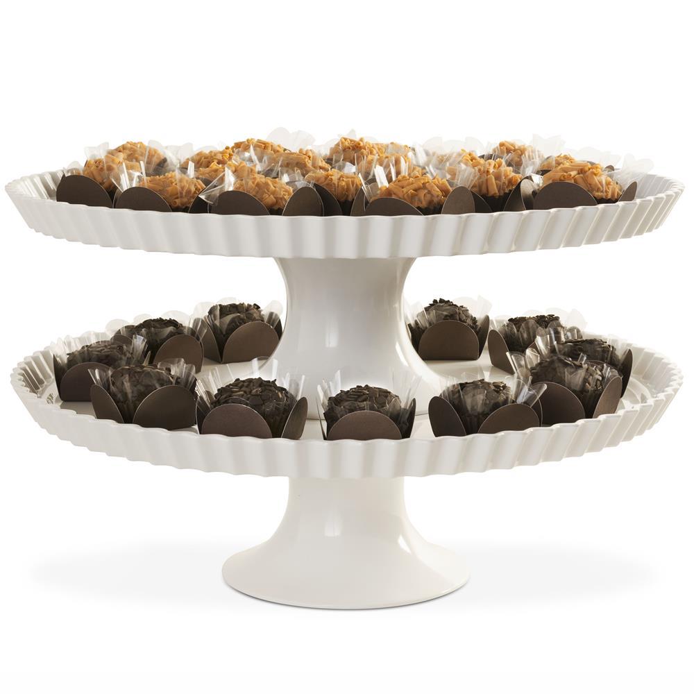 Prato com Pé e Borda Haus Concept Buffet em Melamina – 34 cm - 5