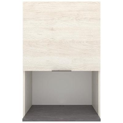 Armário Aéreo Bartira Cristal MDP 15mm com Nicho para Micro-ondas e 1 Porta - 60cm de largura