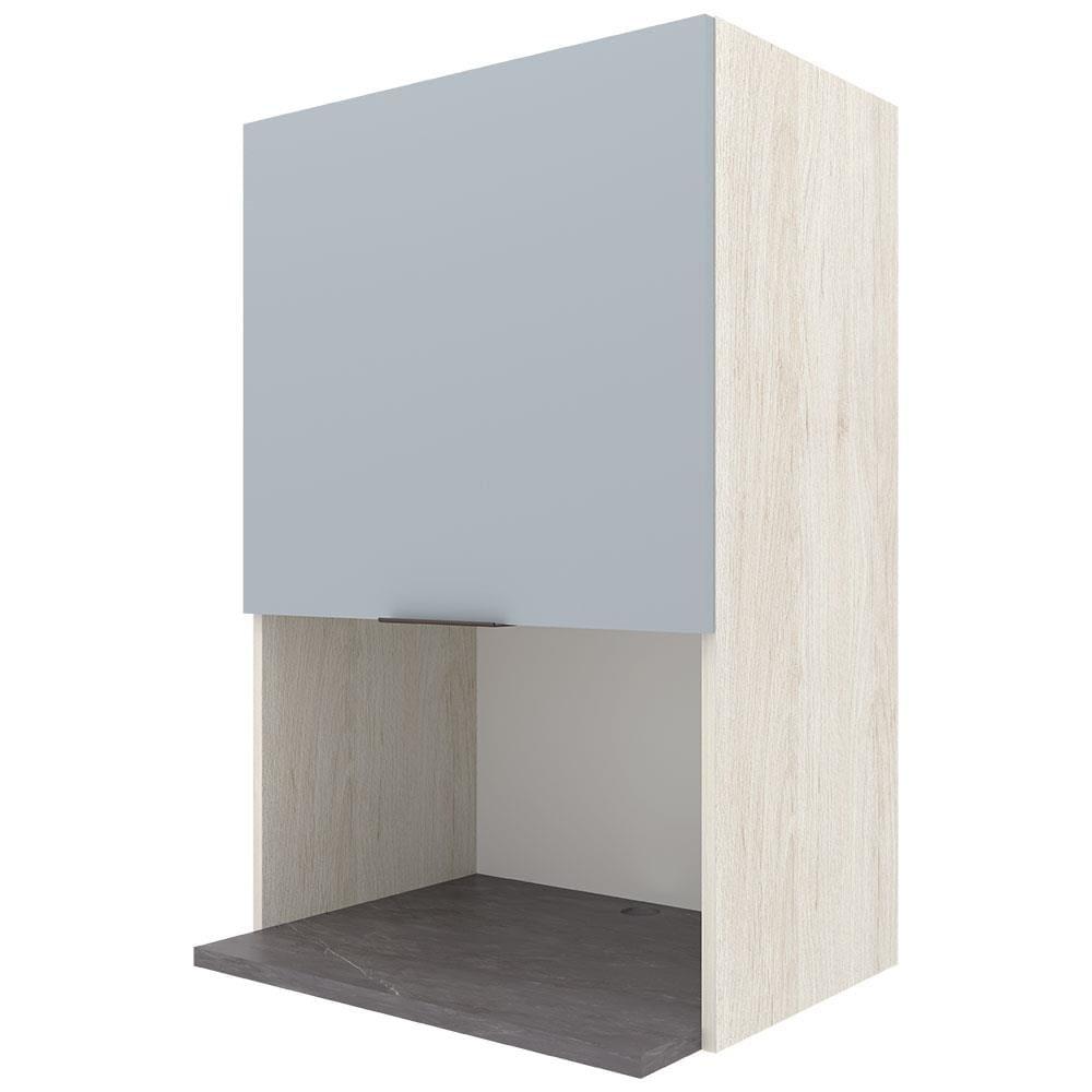 Armário Aéreo Bartira Cristal MDP 15mm com Nicho para Micro-ondas e 1 Porta - 60cm de largura - 2