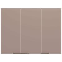 Armário Aéreo Bartira Cristal MDP 15mm com 3 Portas e 3 Prateleiras - 120cm de largura - 1