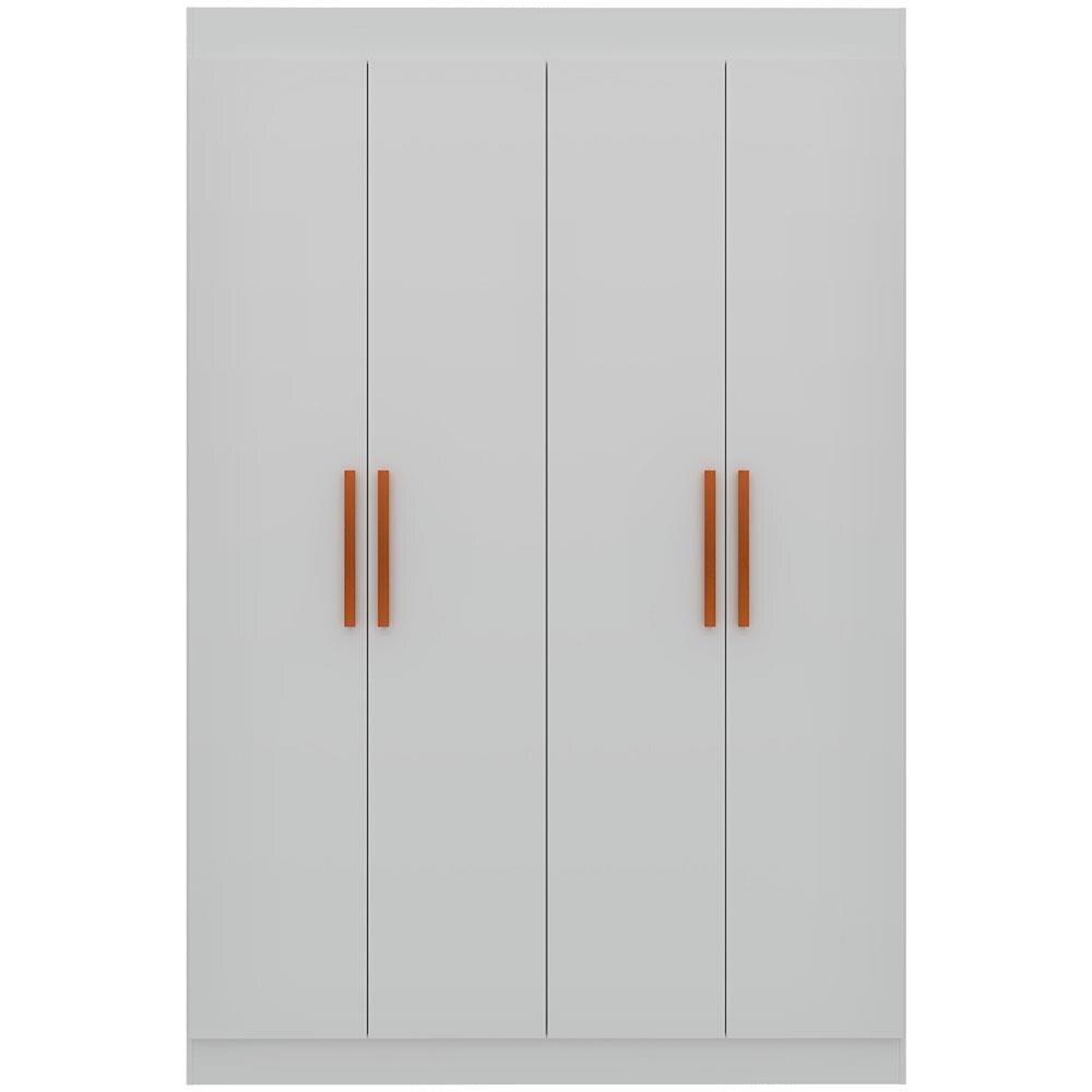 Guarda-Roupa Bartira Ville com 4 Portas, 2 Gavetas e 2 Prateleiras - 134cm de largura - 2