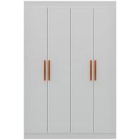 Guarda-Roupa Bartira Ville com 4 Portas, 2 Gavetas e 2 Prateleiras - 134cm de largura - 2