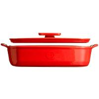 Tampa para Travessa Emile Henry Ovenware em Cerâmica 29x19 cm - Vermelho - 3
