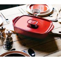 Tampa para Travessa Emile Henry Ovenware em Cerâmica 29x19 cm - Vermelho - 7