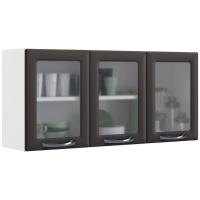 Armário Aéreo Triplo Itatiaia New Premium com 3 Portas e 2 Prateleiras - 120cm de largura - 1