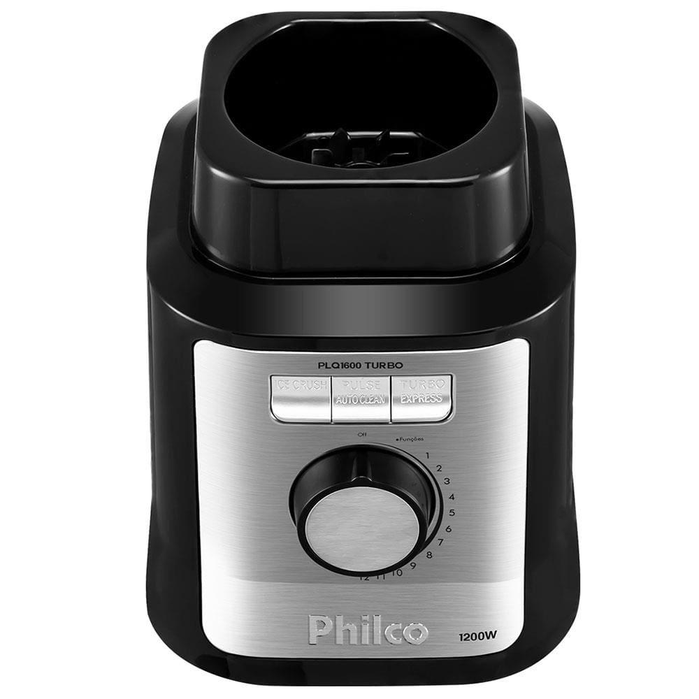 Liquidificador Philco Easy Smart Turbo PLQ1600P Preto/Inox 1200W com 12 Velocidades - 4