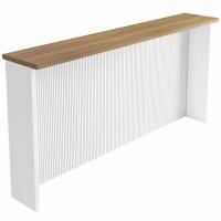 Painel de Ilha Canelado Nesher em MDF 15mm - 200cm de largura - 1