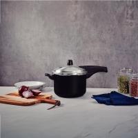 Panela de Pressão Tramontina 4,5 Litros Vancouver Effect Revestimento Antiaderente Starflon Max Preto - 2