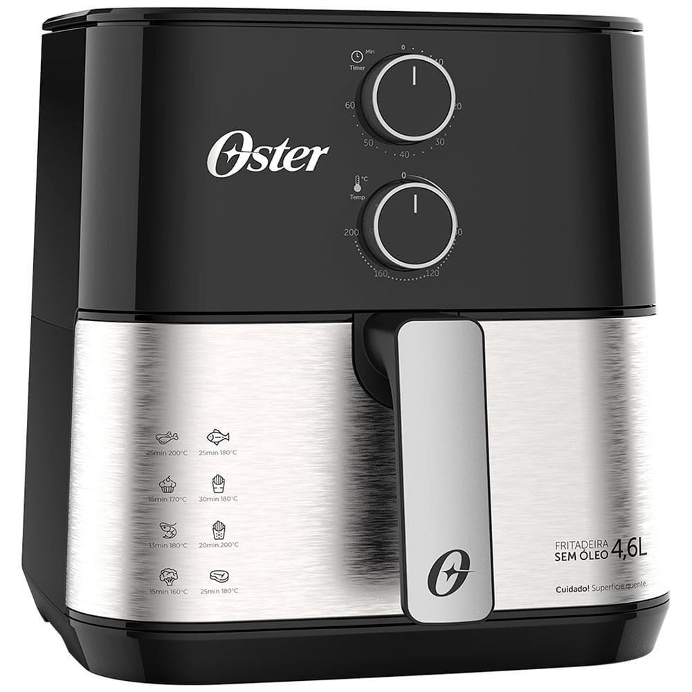 Fritadeira Elétrica Oster OFRT520 Compact 4,6L - Inox - 1