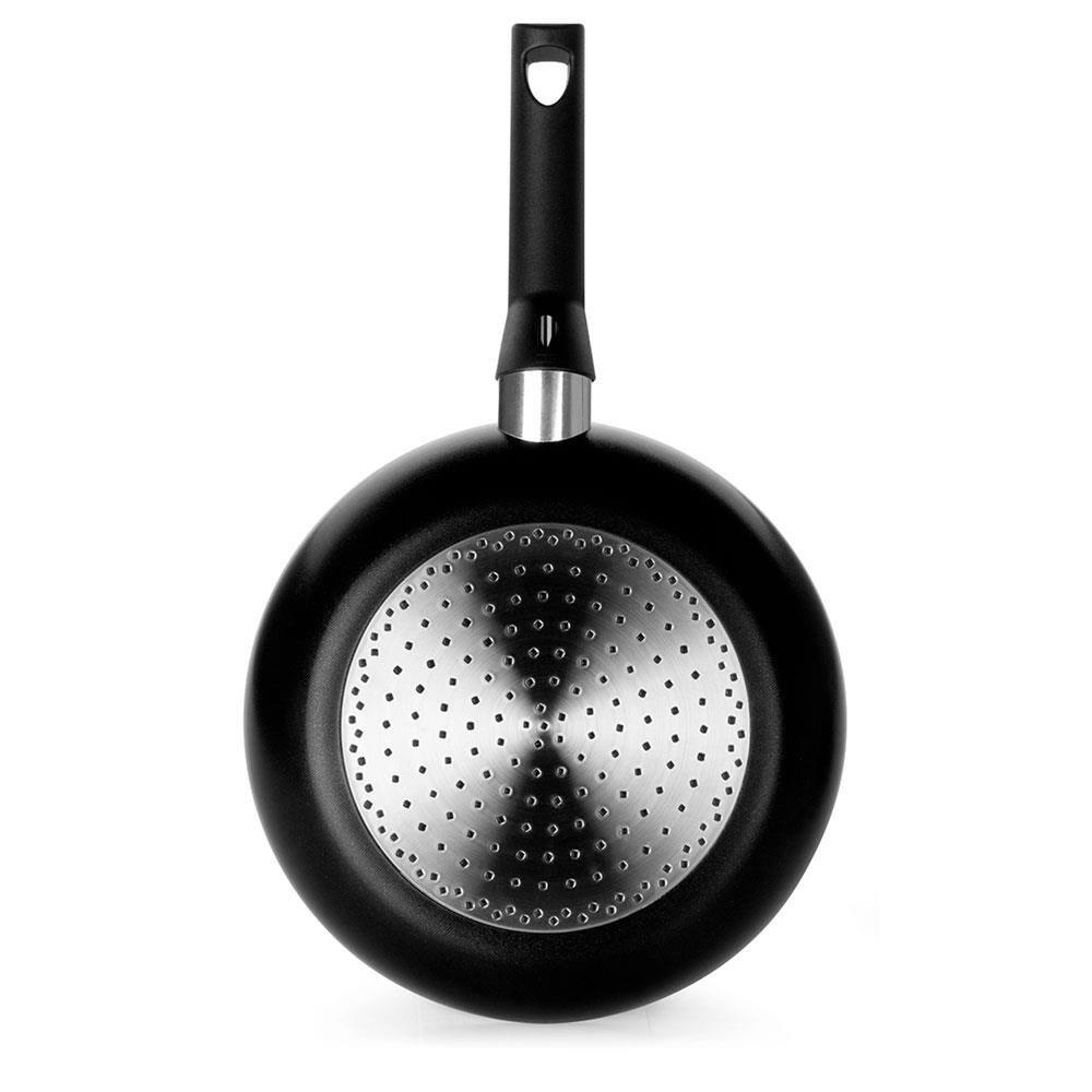 Frigideira Multiflon Induct+ Antiaderente Quartzo Preta - 24 cm - 5