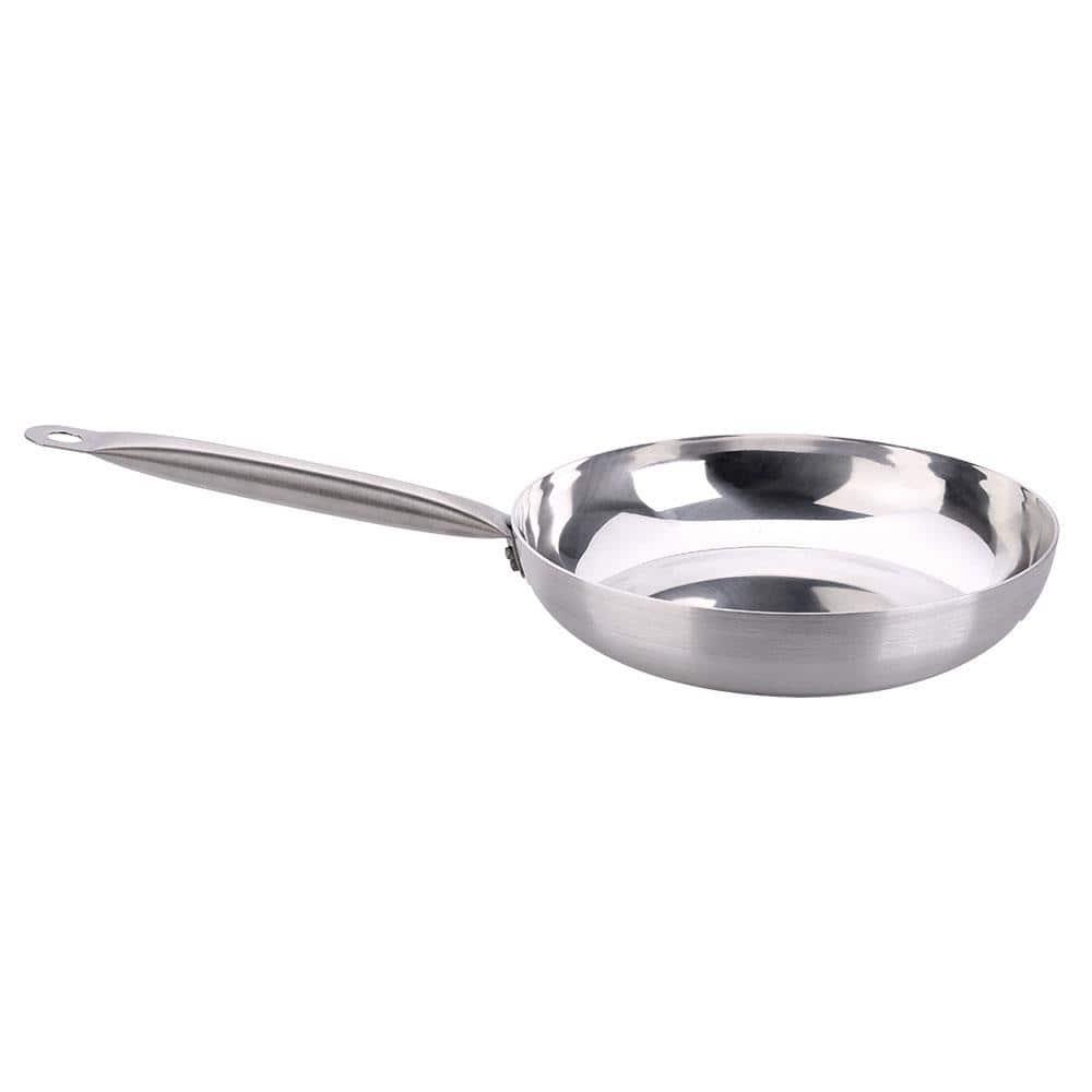 Frigideira Multiflon Profissional Alumais com Revestimento Antiaderente Quartzo Alumínio - 24 cm - 1