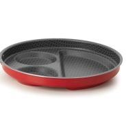 Frigideira Multiflon Breakfast Antiaderente Ultra 7 Vermelha com Tampa - 27 cm