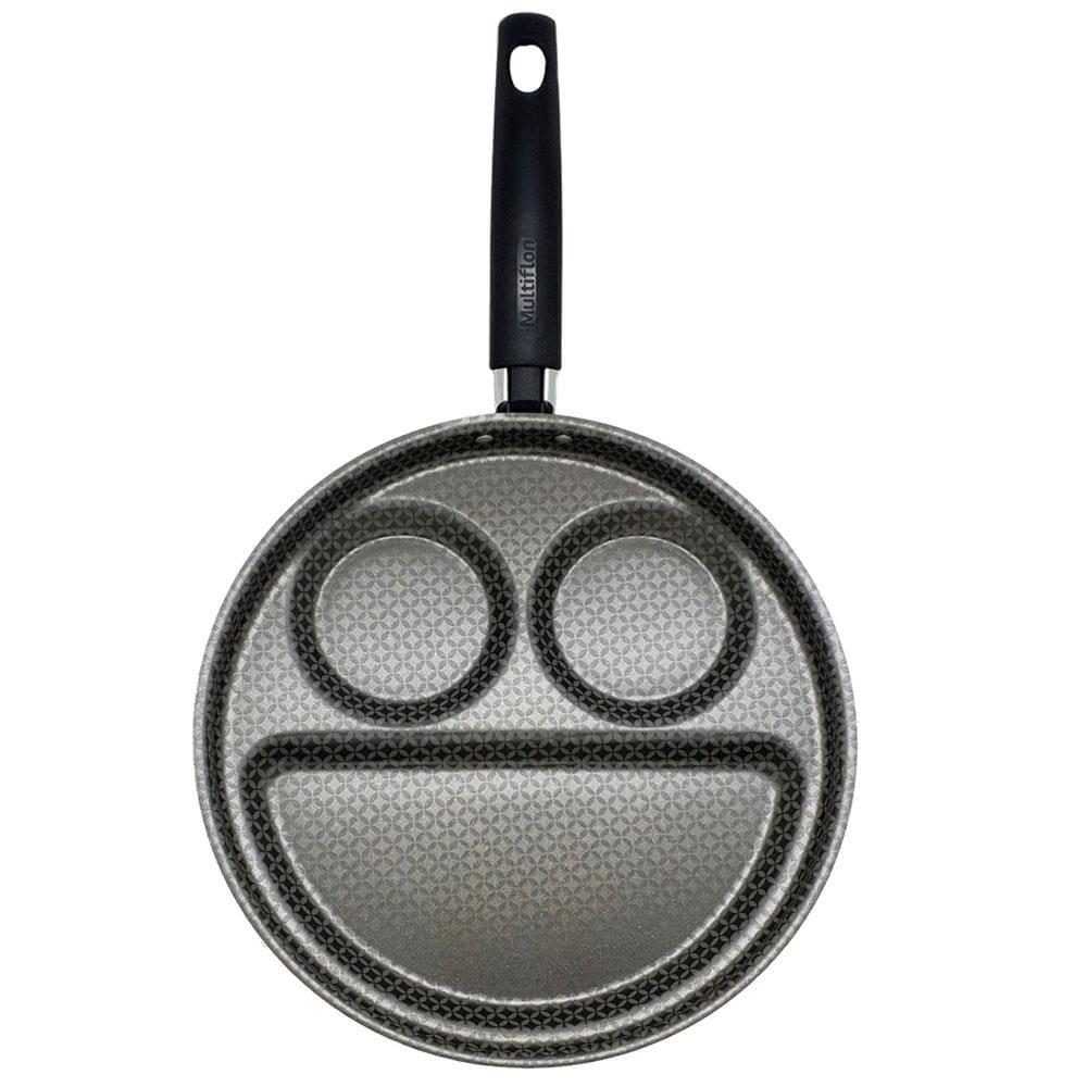 Frigideira Multiflon Breakfast Antiaderente Ultra 7 Grafite - 27 cm - 2