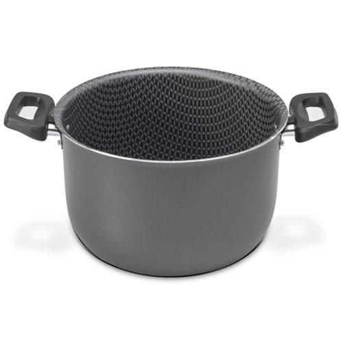 Jogo Banho-Maria 2 Peças Multiflon com Revestimento Antiaderente Ultra 7 e Tampa - Preto - 5