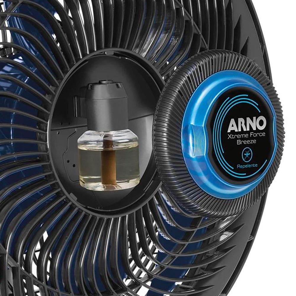 Ventilador de Mesa Arno Xtreme Force Breeze VB55 40cm Repelente Líquido 6 Pás Preto - 3