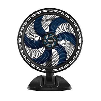 Ventilador de Mesa Arno Xtreme Force Breeze VB50 50cm com 3 Velocidades e 6 Pás - Preto