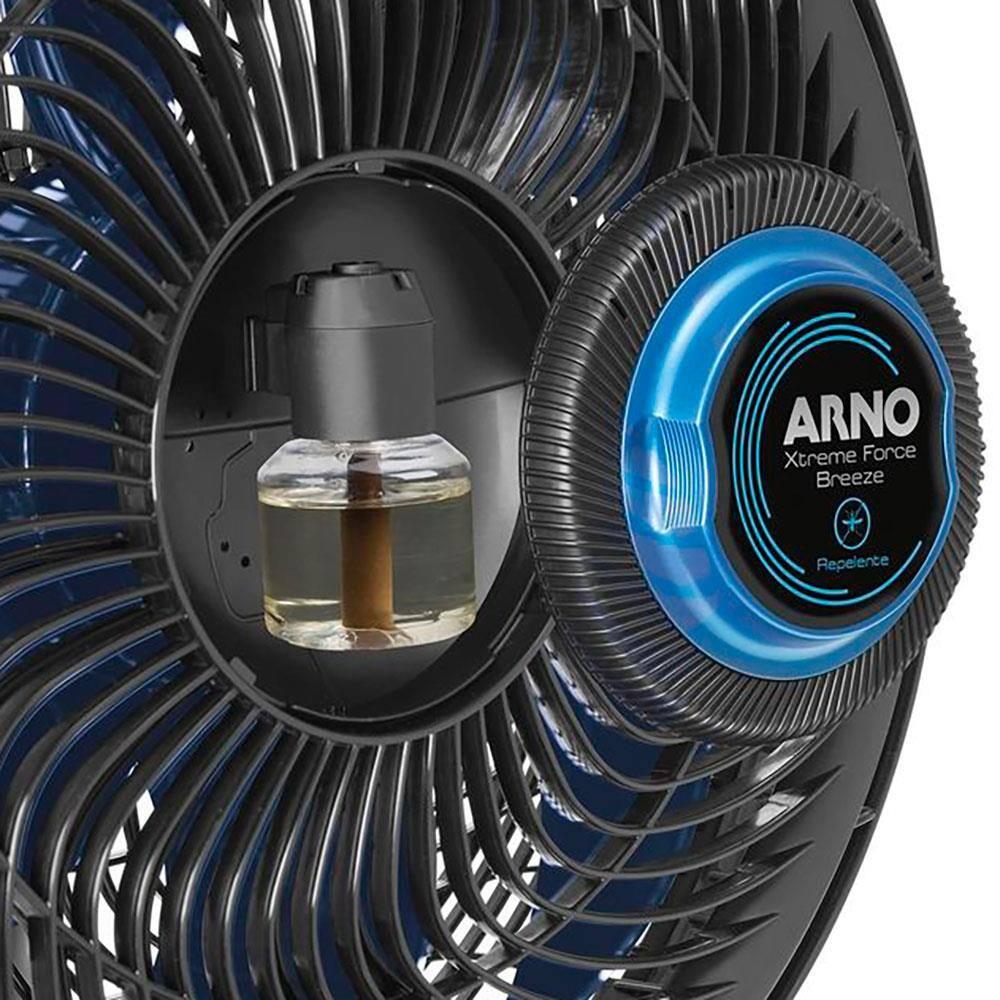 Ventilador de Coluna Arno Xtreme Force Breeze VB5C 40cm Repelente Líquido e 6 Pás - Preto - 5