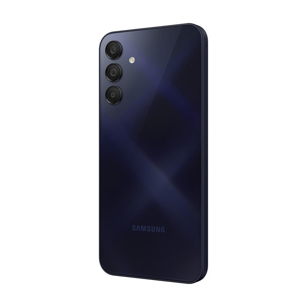 Smartphone Samsung Galaxy A15 4G Azul Escuro 128GB 4GB RAM Processador Octa-Core Câmera Tripla Traseira Selfie de 13MP Tela Infinita 6.5" 90Hz - 4