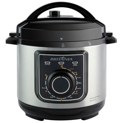 Panela Elétrica de Pressão Multifuncional Britânia BPP01PI 3L – Preta/Inox