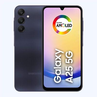 Smartphone Samsung Galaxy A25 5G Azul Escuro 256GB, 8GB, Tela Infinita de 6.5", Processador Octa-Core, Câmera Tripla Traseira e Selfie de 13MP