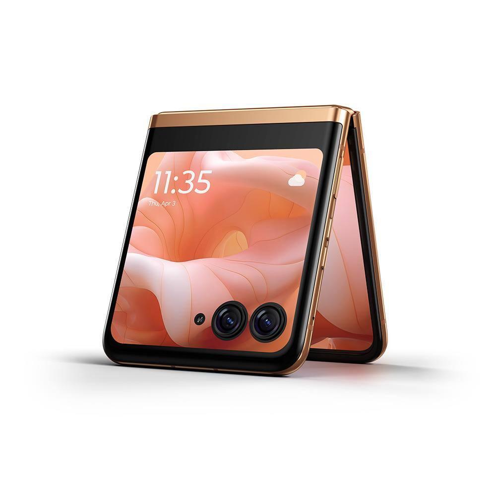 Smartphone Motorola Razr 40 Ultra 5G Peach 256GB 10GB (8GB RAM + 2GB Ram Boost) 12MP com moto AI NFC Dobrável - 4