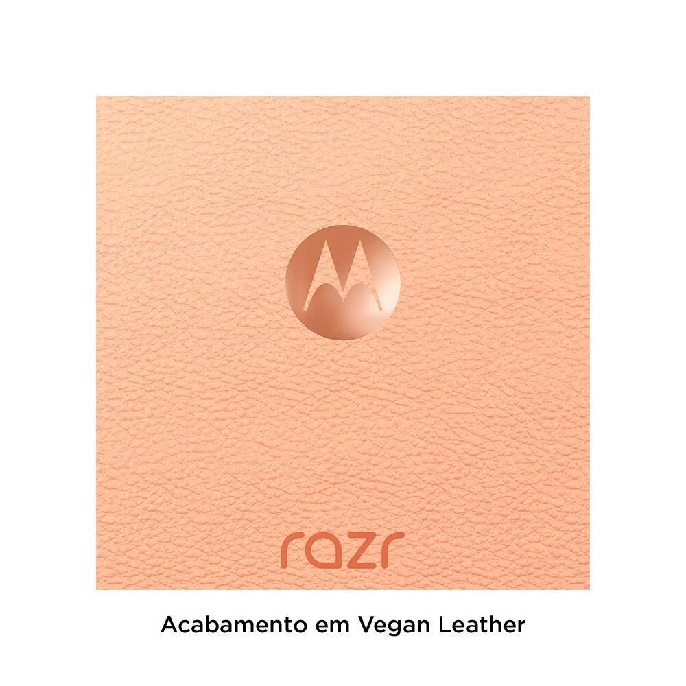 Smartphone Motorola Razr 40 Ultra 5G Peach 256GB 10GB (8GB RAM + 2GB Ram Boost) 12MP com moto AI NFC Dobrável - 7