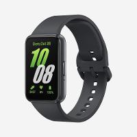 Samsung Galaxy Fit3 Grafite Display de 1.6 AMOLED colorido, Bluetooth, Design Premium em Alumínio, Mais De 100 Exercícios e Resistente à Água e Poeira - 1