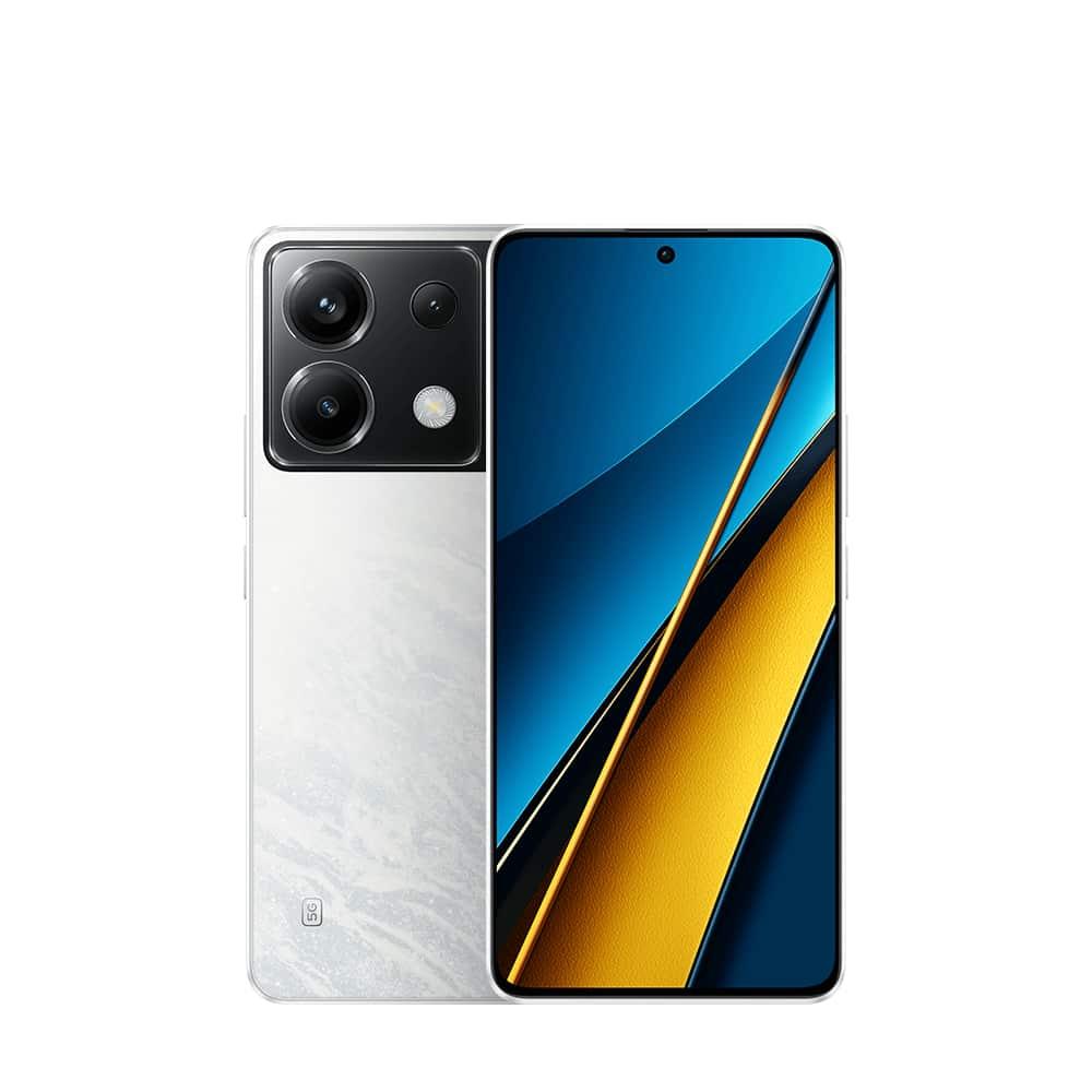 Smartphone POCO X6 5G Branco, 256GB, Tela 6,67", 8GB de RAM, Câmera Traseira Tripla, Android 13 e Processador Octa-Core - 1