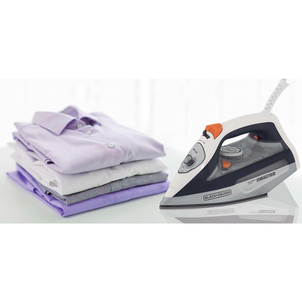 Ferro de Passar a Vapor Black Decker FX3100 com Sistema Antigotejamento - Branco e Cinza - 5