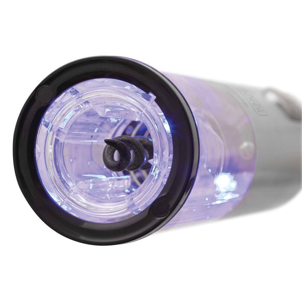 Abridor de Vinho à Bateria Black Decker Gourmand Gris W10, Saca Rolhas com Carregamento USB - Inox - 4