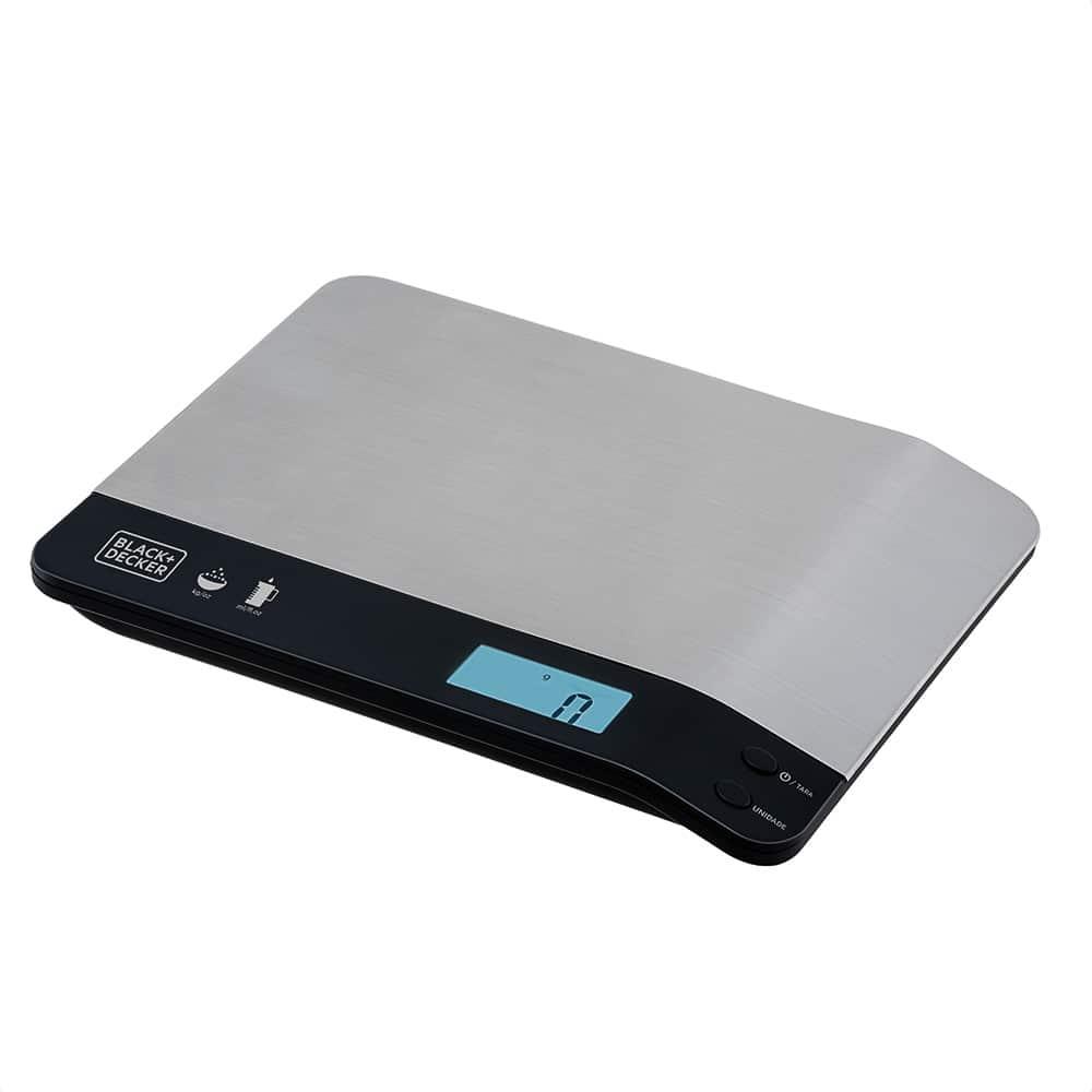 Balança de Cozinha Black Decker BC500 à Pilha com Acabamento em Inox e Capacidade de até 5kg - 2