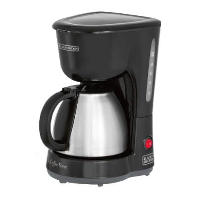Cafeteira Elétrica Black Decker CM15 com Jarra em Inox, Porta Filtro Removível e Placa Aquecedora